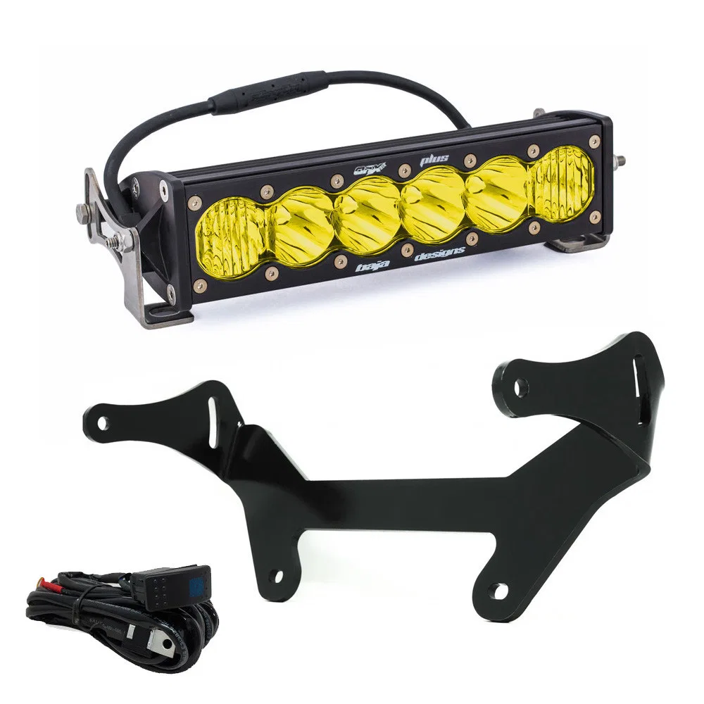 447120 – BAJA DESIGN Light Bar, LED 10 Inch 6 Bulb 100.26 Watt At 7.7 Amp Draw Driving/Combo Beam 10817 Lumens High M...